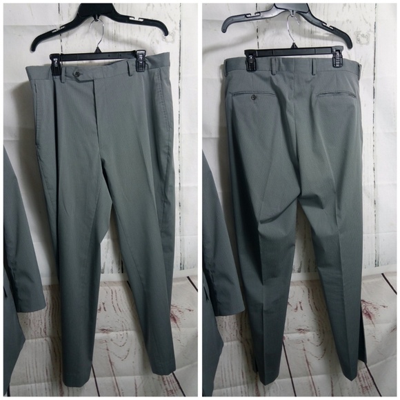 Jones New York 44L 2 Button Gray Striped 2pc Suit - Picture 7 of 8